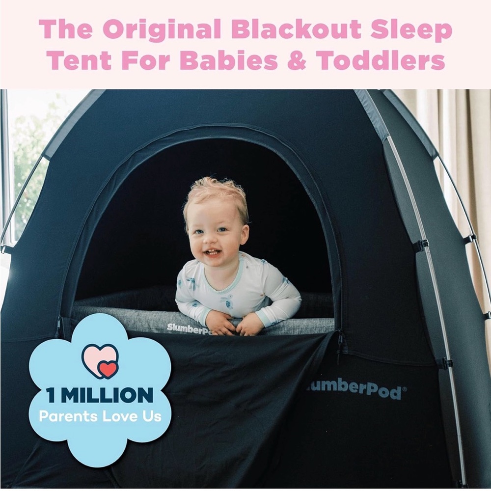 SlumberPod Black Blackout Sleep Tent for Babies & Toddlers